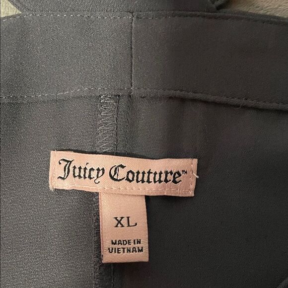 Juicy Couture Charcoal Cold Shoulder Blouse - Picture 3 of 4